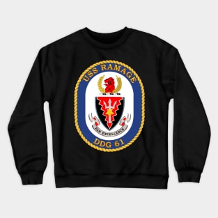 USS Ramage (DDG-61) wo Txt Crewneck Sweatshirt